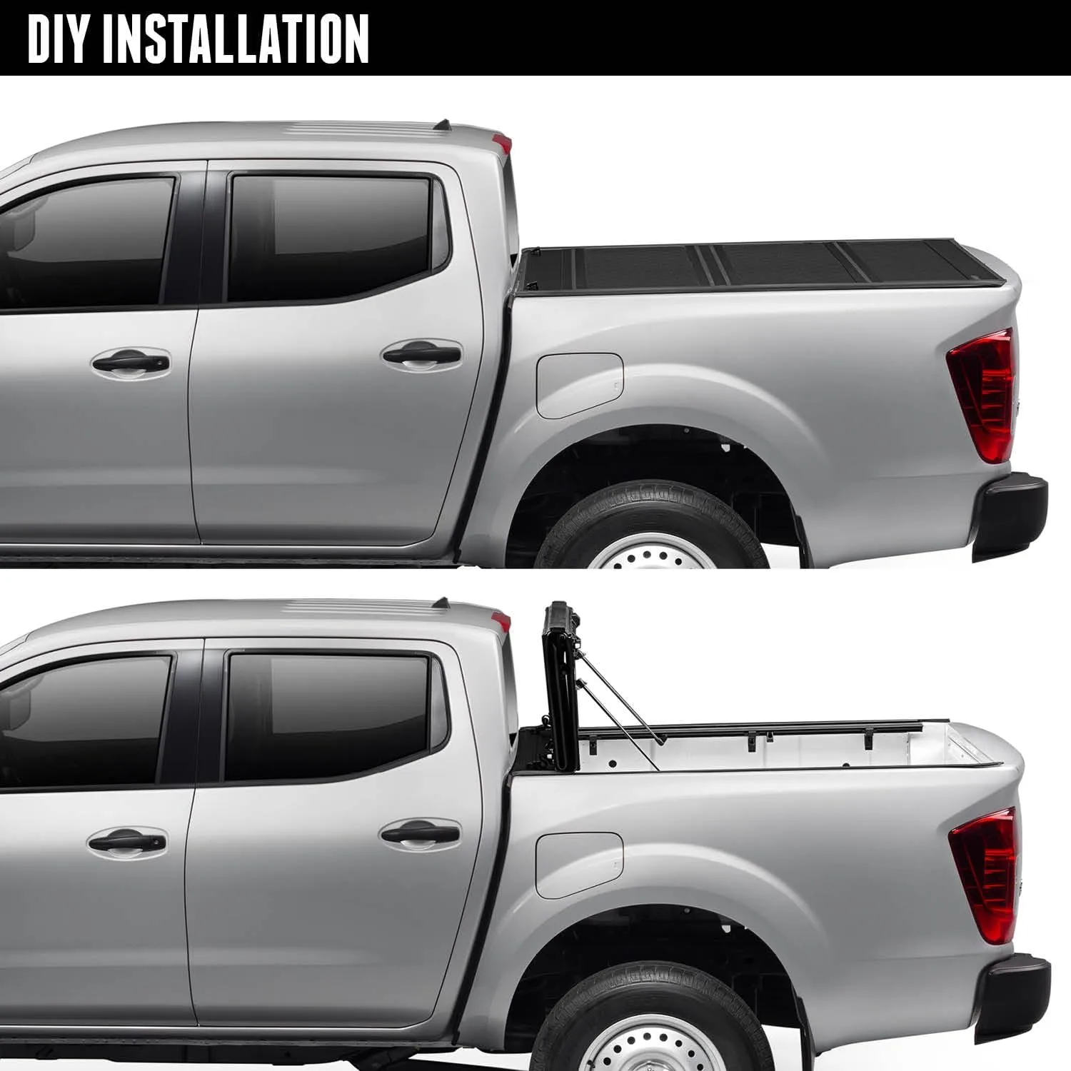 RealTruck UnderCover Flex Hard Folding Truck Bed Tonneau Cover | FX41003 | Fits 2005 - 2015 Toyota Tacoma 6' 2" Bed (73.5")