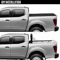RealTruck UnderCover Flex Hard Folding Truck Bed Tonneau Cover | FX11022 | Fits 2019 - 2025 Chevy/GMC Silverado/Sierra 1500 5' 10" Bed (69.9")