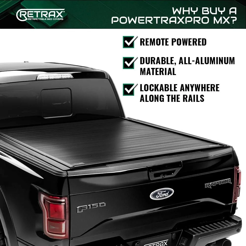 Retrax PowerTraxPRO MX Retractable Truck Bed Tonneau Cover - 90232 - Fits Dodge Ram 6'4" Bed