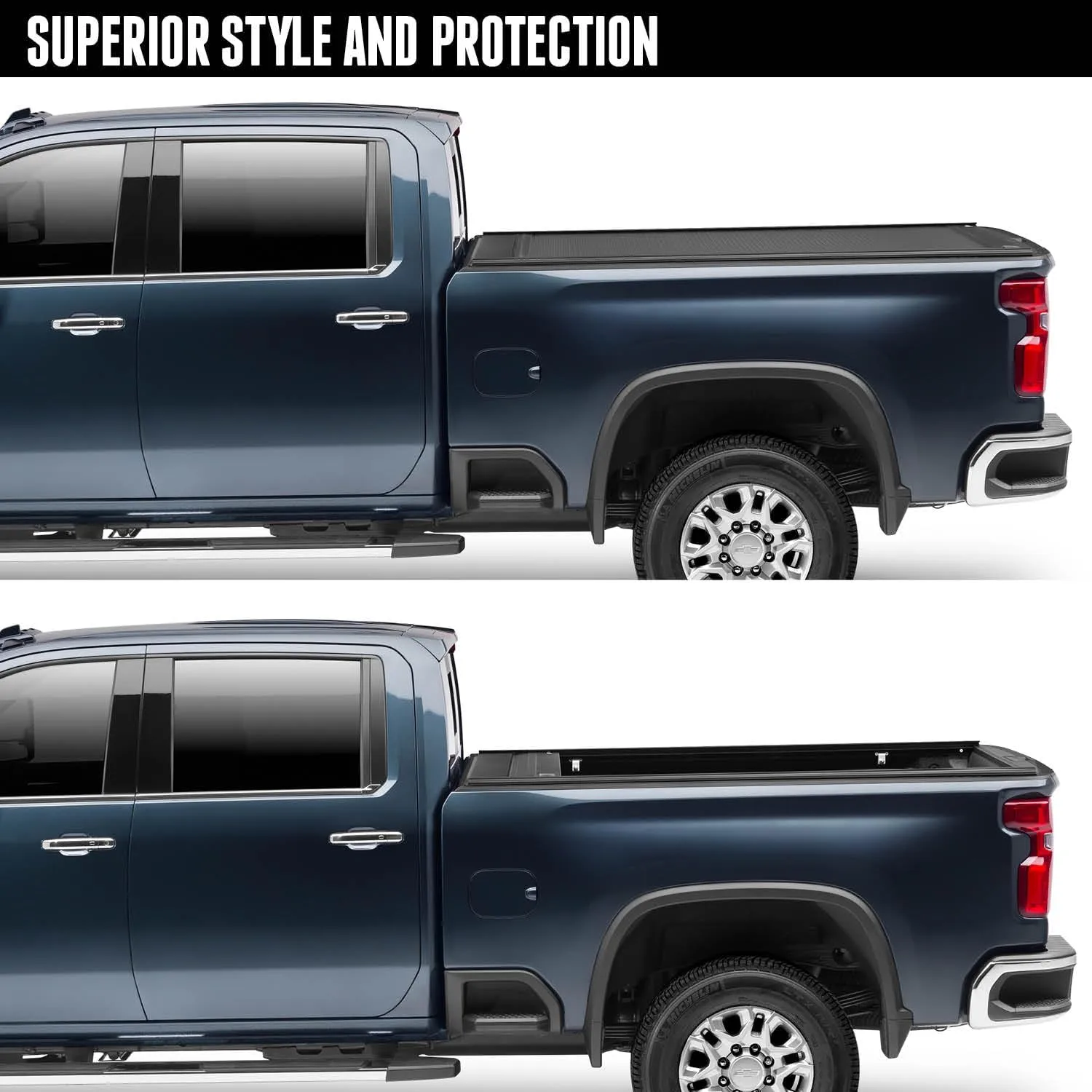 RealTruck Retrax RetraxONE MX Retractable Truck Bed Tonneau Cover | 60373 | Fits 2015 - 2020 Ford F-150 Super Crew & Super Cab 5' 7" Bed (67.1")