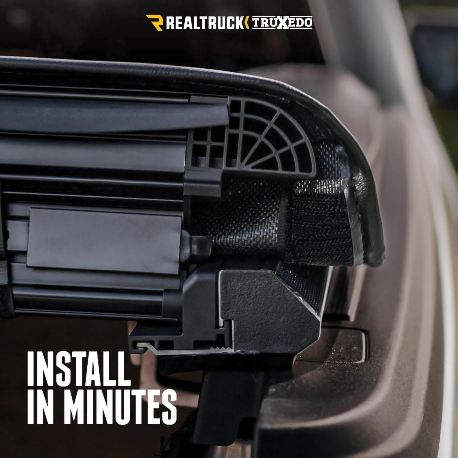 RealTruck TruXedo TruXport Soft Roll Up Truck Bed Tonneau Cover | 290101 | Fits 2000 - 2007 Dodge Dakota Quad Cab 5' 3" Bed (63")