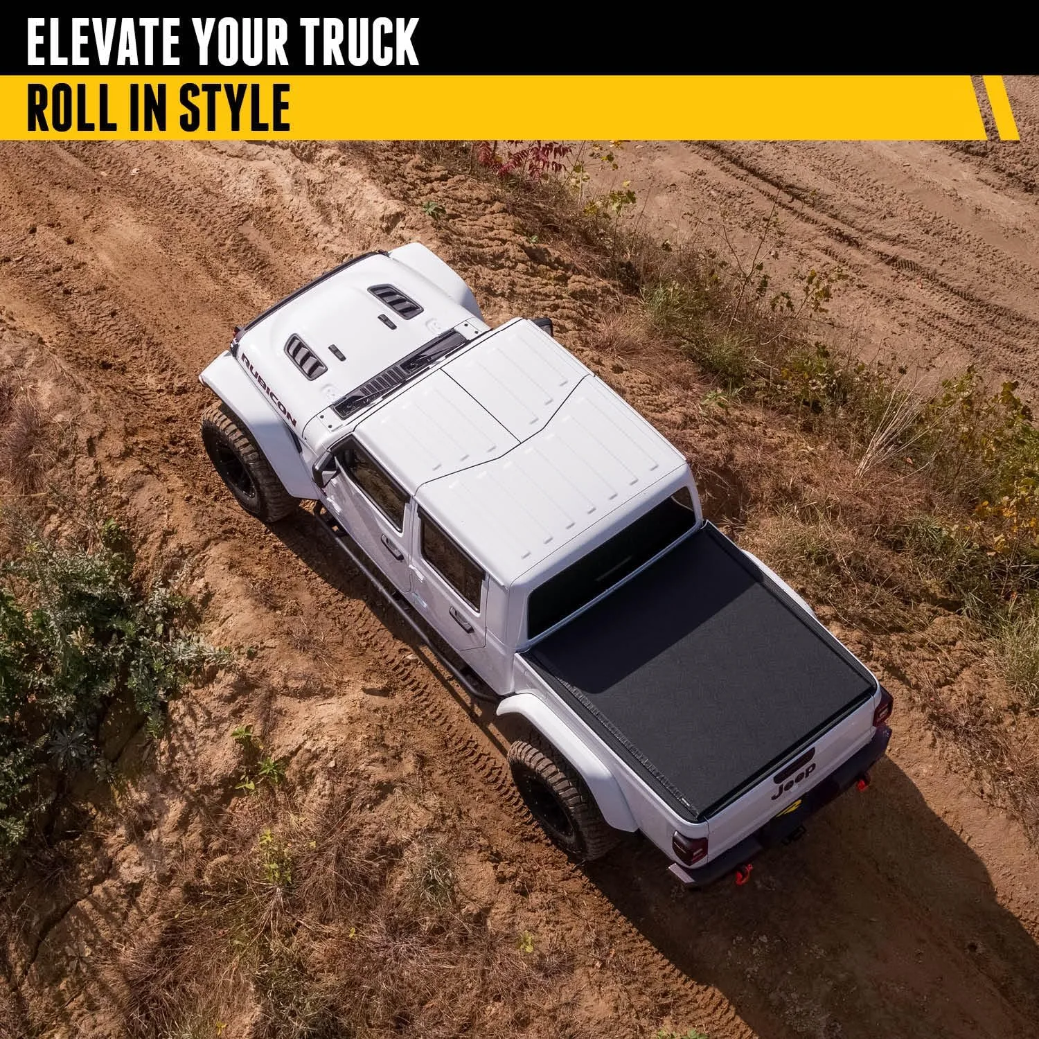 RealTruck Soft Roll-Up Tonneau Cover for Toyota Tacoma