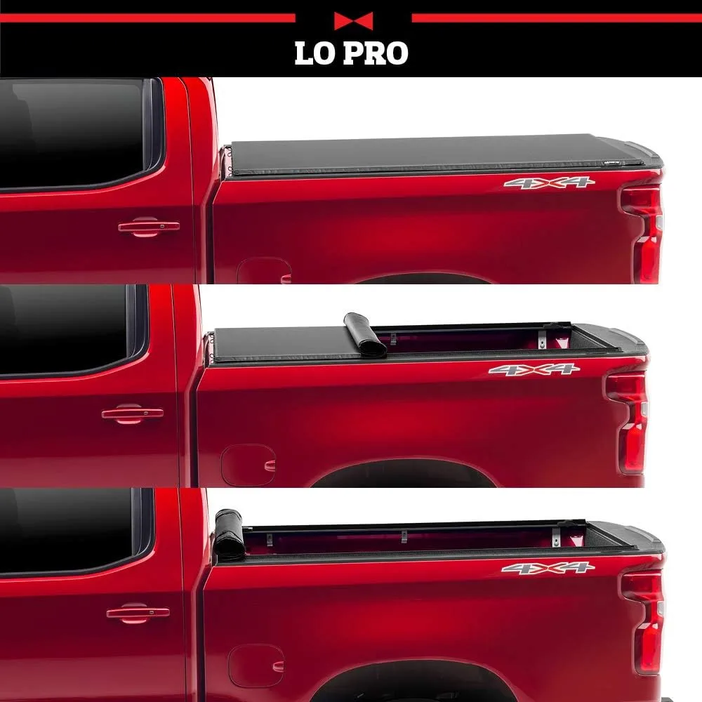 RealTruck TruXedo Lo Pro Soft Roll Up Truck Bed Tonneau Cover | 591601 | Fits 1973 - 1987 Chevy/GMC C/K Pickup 6' 6" Bed (78")