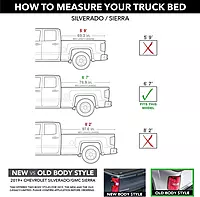 RealTruck TruXedo Lo Pro Soft Roll Up Truck Bed Tonneau Cover | 572701 | Fits 2016 - 2018 Chevy/GMC Silverado/Sierra 1500, 2016-19 2500/3500HD w/Sport Bar 6' 7" Bed (78.9")