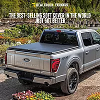RealTruck TruXedo TruXport Soft Roll Up Truck Bed Tonneau Cover | 275901 | Fits 2014 - 2021 Toyota Tundra w/Track System 6'7" Bed (78.7")