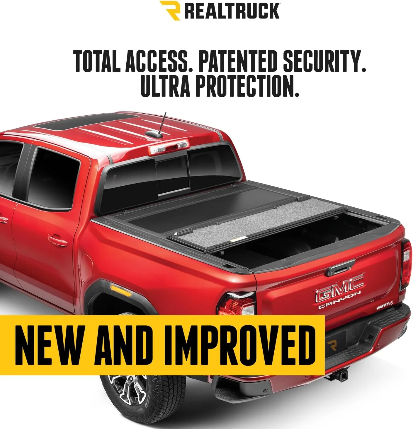 RealTruck Undercover Ultra Flex Hard Folding Truck Bed Tonneau Cover | UX42015 | Fits 2016-2023 Toyota Tacoma 6' 2" Bed (73.7")