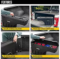 RealTruck Undercover SwingCase Truck Bed Storage Box | SC304D | Fits 2020-2025 Jeep Gladiator Drivers Side