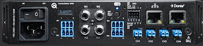 SMART AMP | 4 CHANNELS | 120 WATTS PER CHANNEL, Dante Half Rack SMART AMP | 4 CHANNELS | 120 WATTS PER CHANNEL, Dante Half Rack