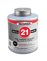 Rectorseal 28541 Pint Brush Top No.21 Black Jack Pipe Thread Sealant
