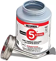 Rectorseal 27651 1/2 Pint Brush Top No.5 Sub-Zero Pipe Thread Sealant.