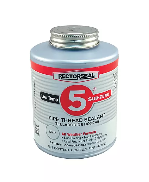 Rectorseal 27541 Pint Brush Top No.5 Sub-Zero Pipe Thread Sealant