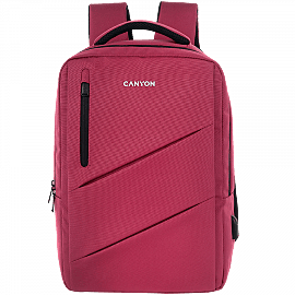 CANYON backpack BPE-5 Urban USB 15.6'' Red
