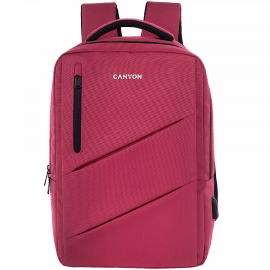 CANYON backpack BPE-5 Urban USB 15.6'' Red