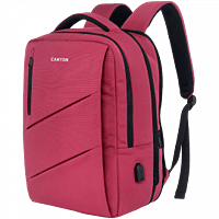CANYON backpack BPE-5 Urban USB 15.6'' Red