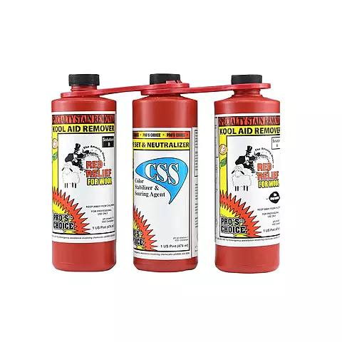 Red Relief for Wool 3 Pt. Set