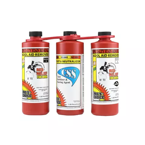 Red Relief for Wool 3 Pt. Set