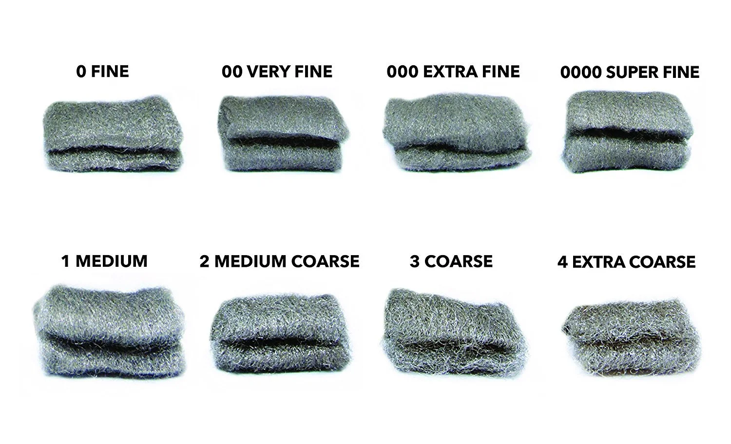 RED DEVIL Steel Wool Pads, Multiple Grades