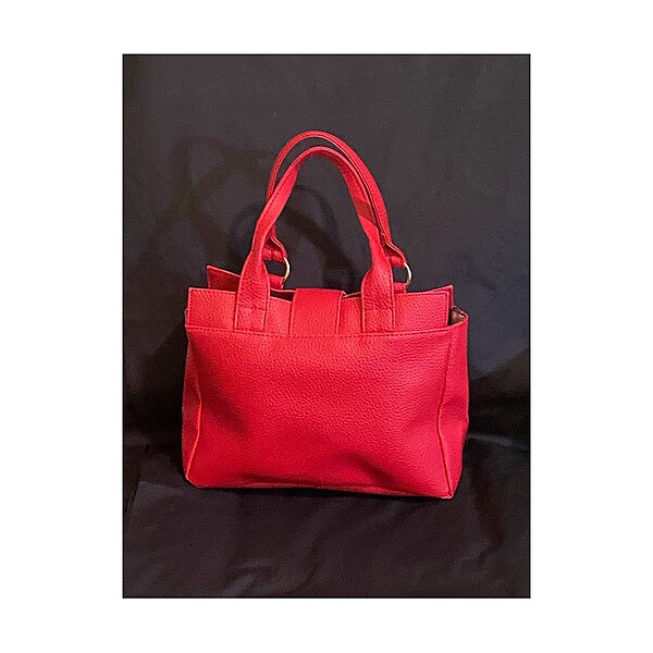 Red handbag