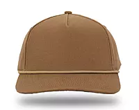 Custom 5 Panel Ribbit Rope Hats (Leatherette Patch)