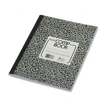 Rediform National Composition Notebook, Black Marble, College Ruled, 80 Sheets, 10 x 7.88 in