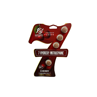 NATURES ORGANIX BLACK 7CT TABLETS CARD 42MG- CHERRY