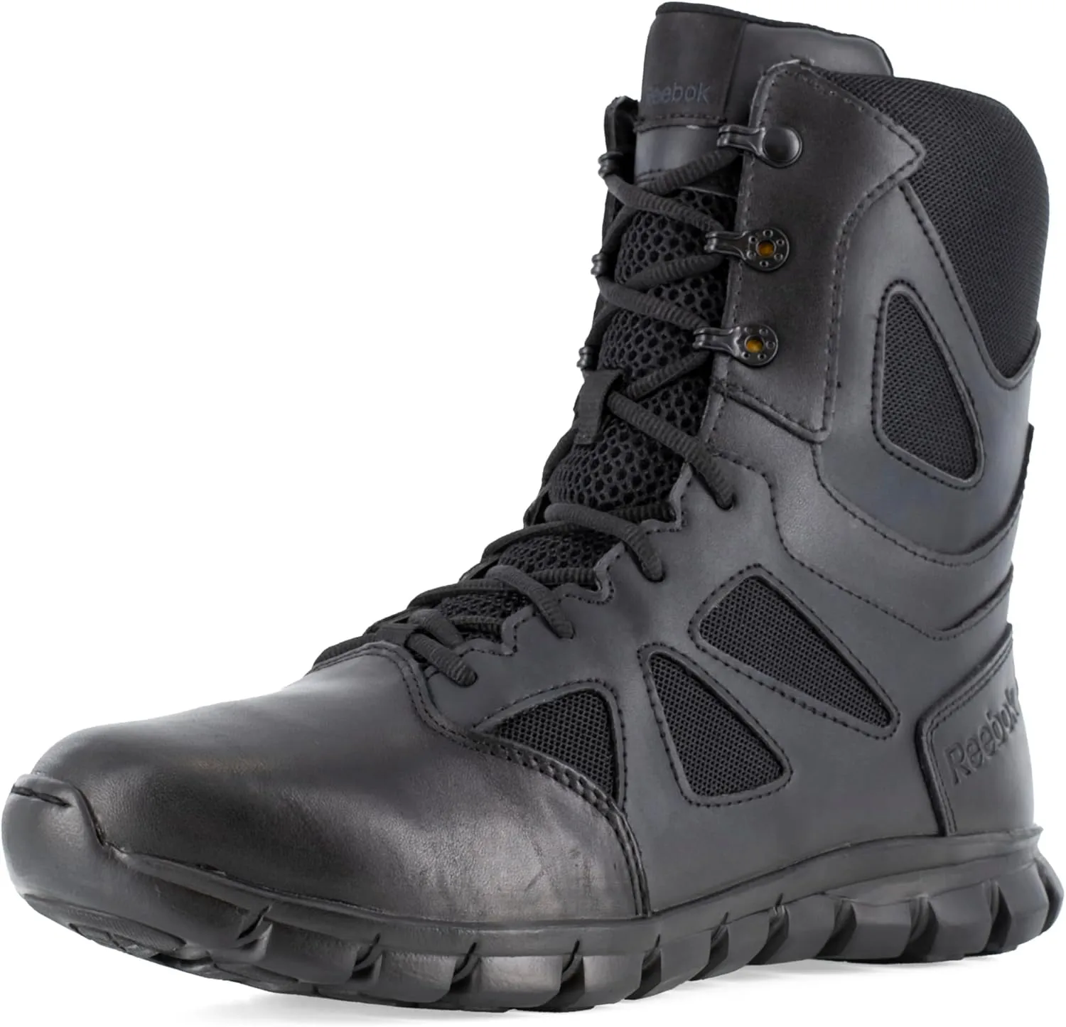 Reebok Men's Sublite Cushion 8" Tactical Waterproof Boot with Side Zipper