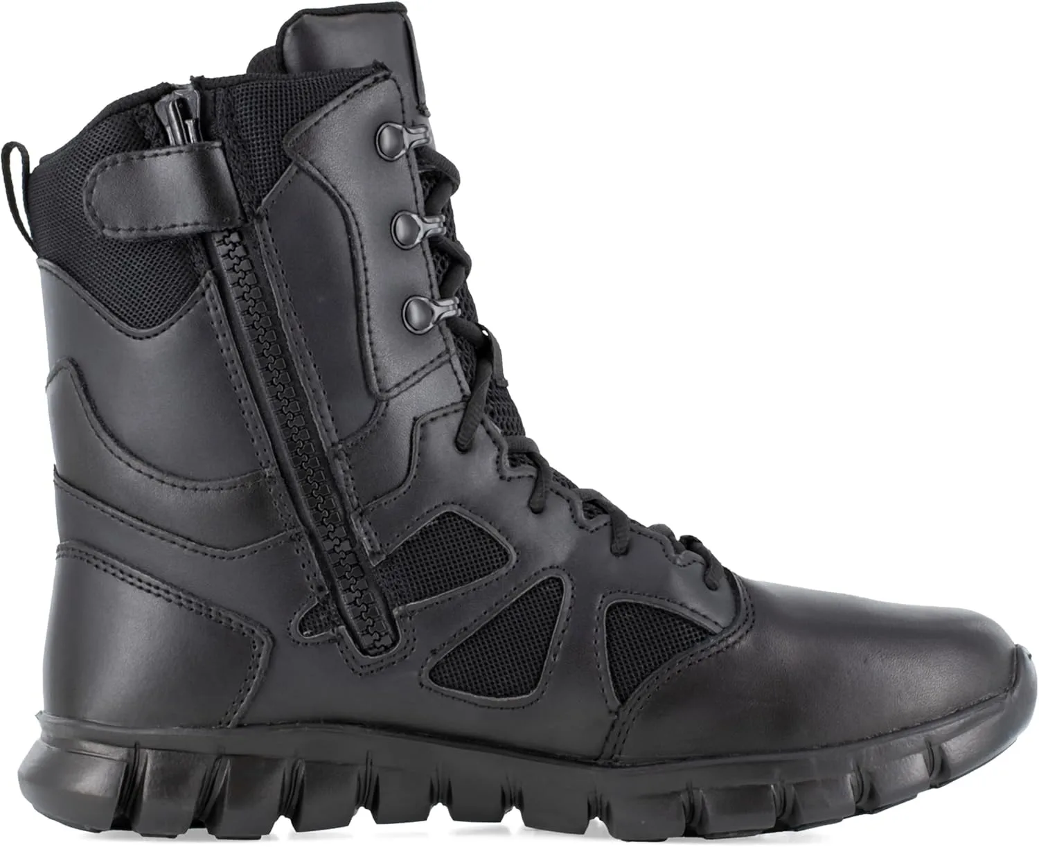 Reebok Men's Sublite Cushion 8" Tactical Waterproof Boot with Side Zipper