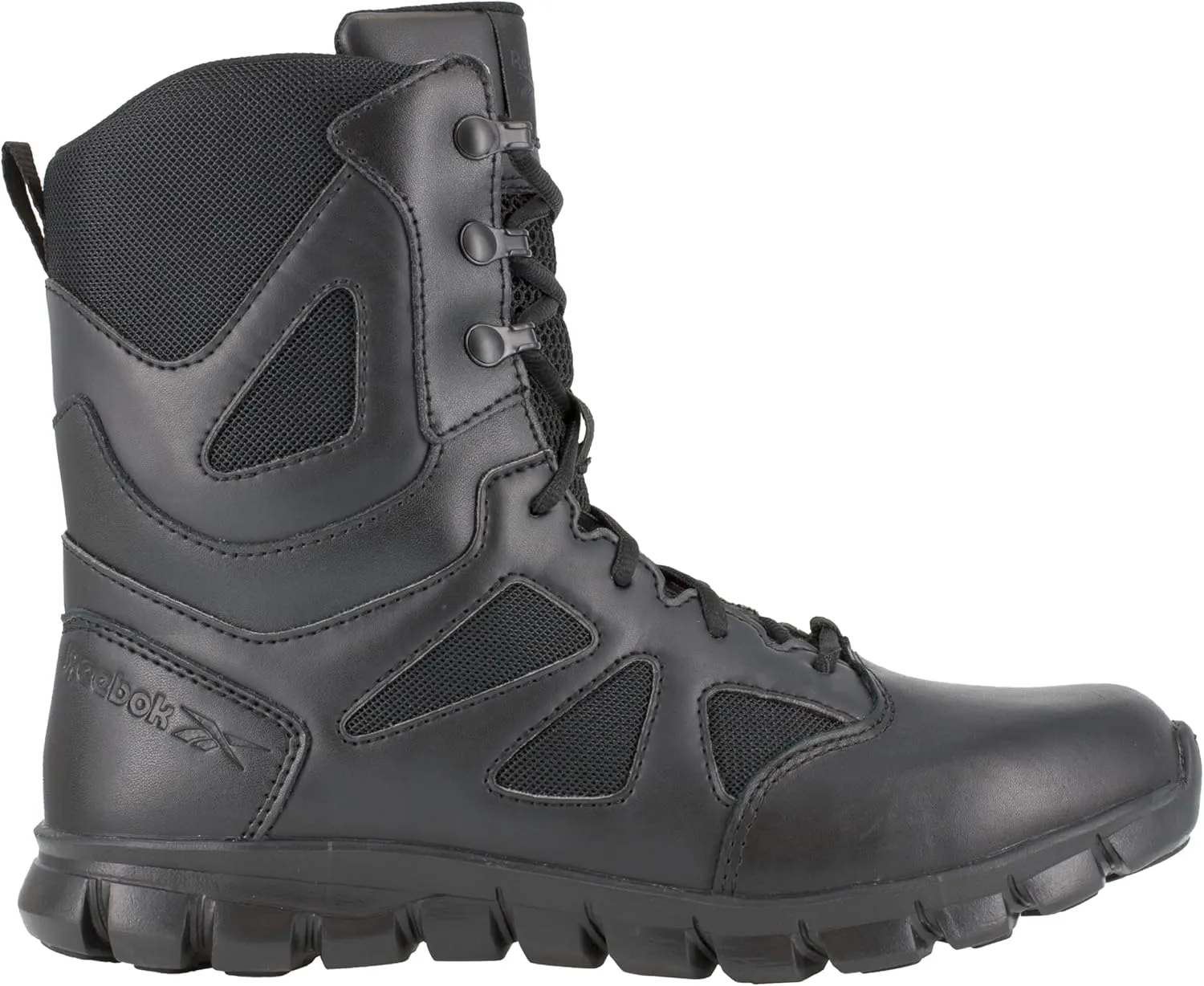 Reebok Men's Sublite Cushion 8" Tactical Waterproof Boot with Side Zipper
