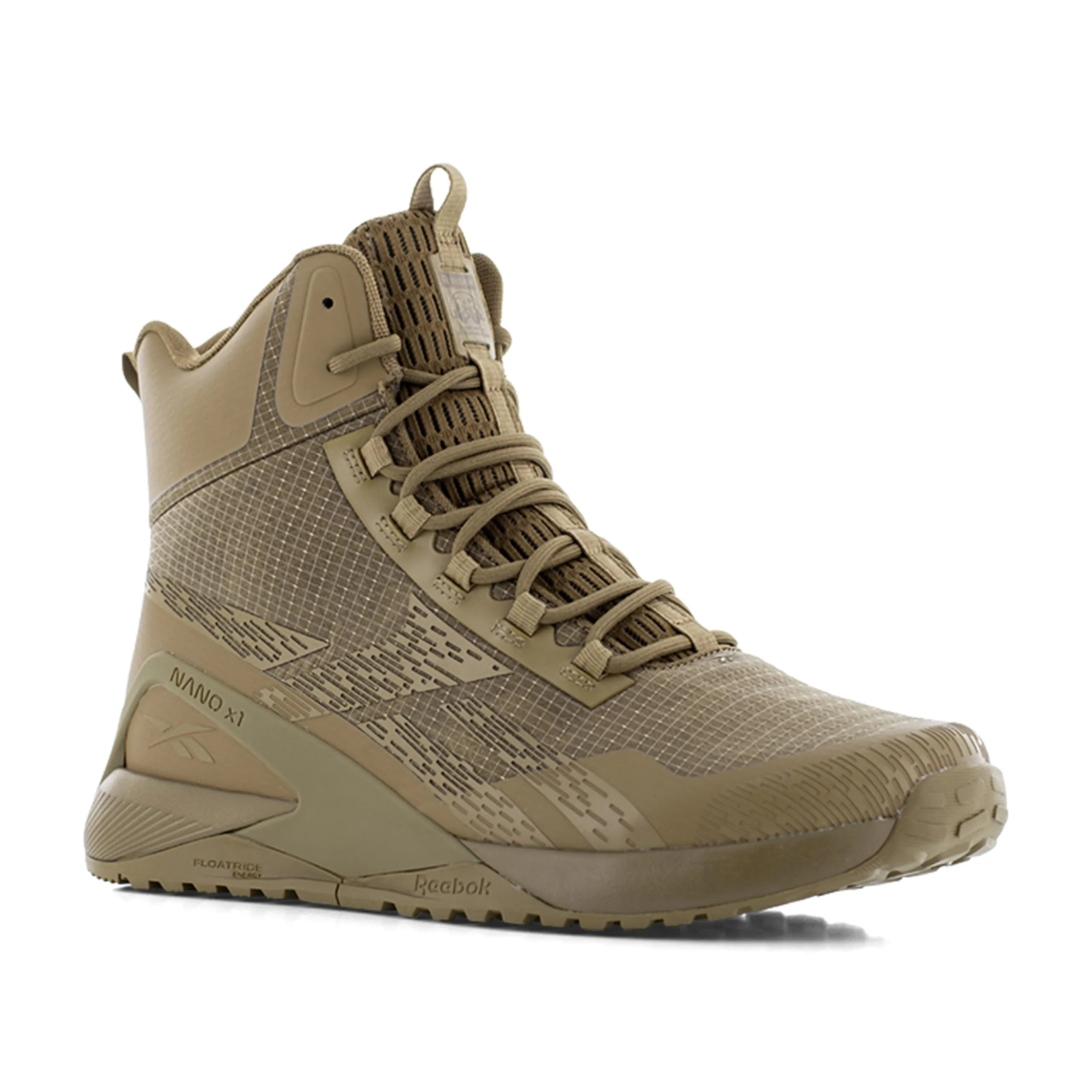 Reebok Nano X1 Adventure Tactical Men's Soft Toe Work Boot with Side Zipper