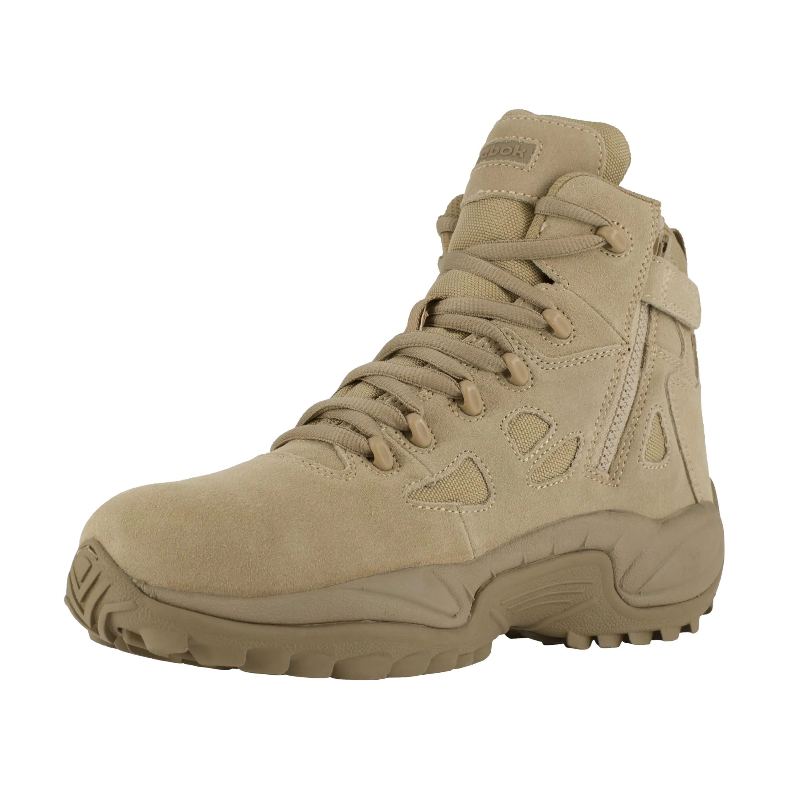 REEBOK Men's Rapid Response RB 6" Composite Toe Tactical Boot with Side Zipper
