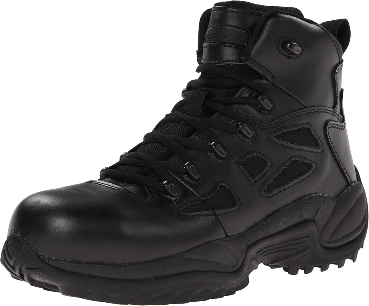 Reebok Men's Rapid Response RB8674 Composite Toe Tactical Boot with Side Zipper