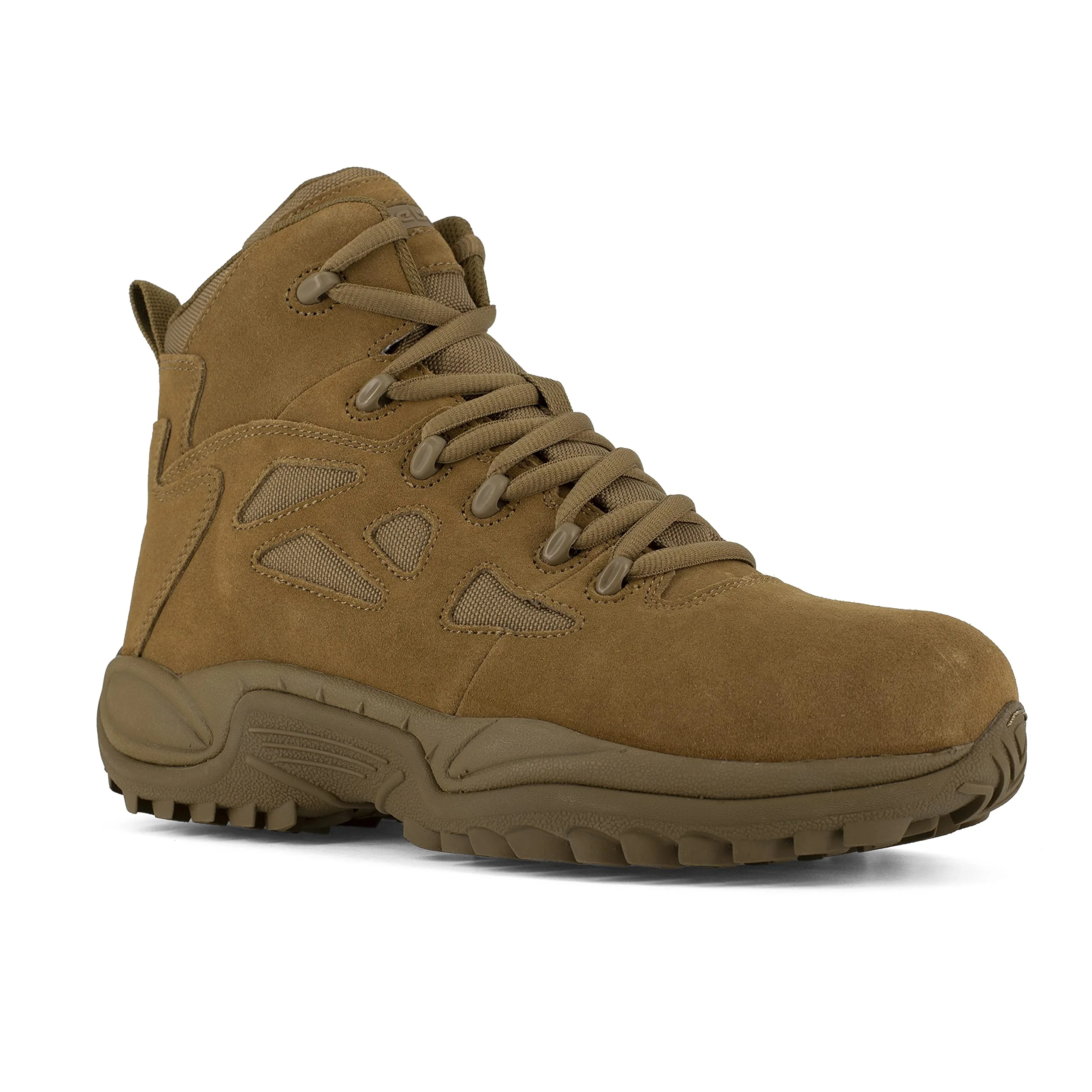 REEBOK Men's Rapid Response RB 6" Composite Toe Tactical Boot with Side Zipper