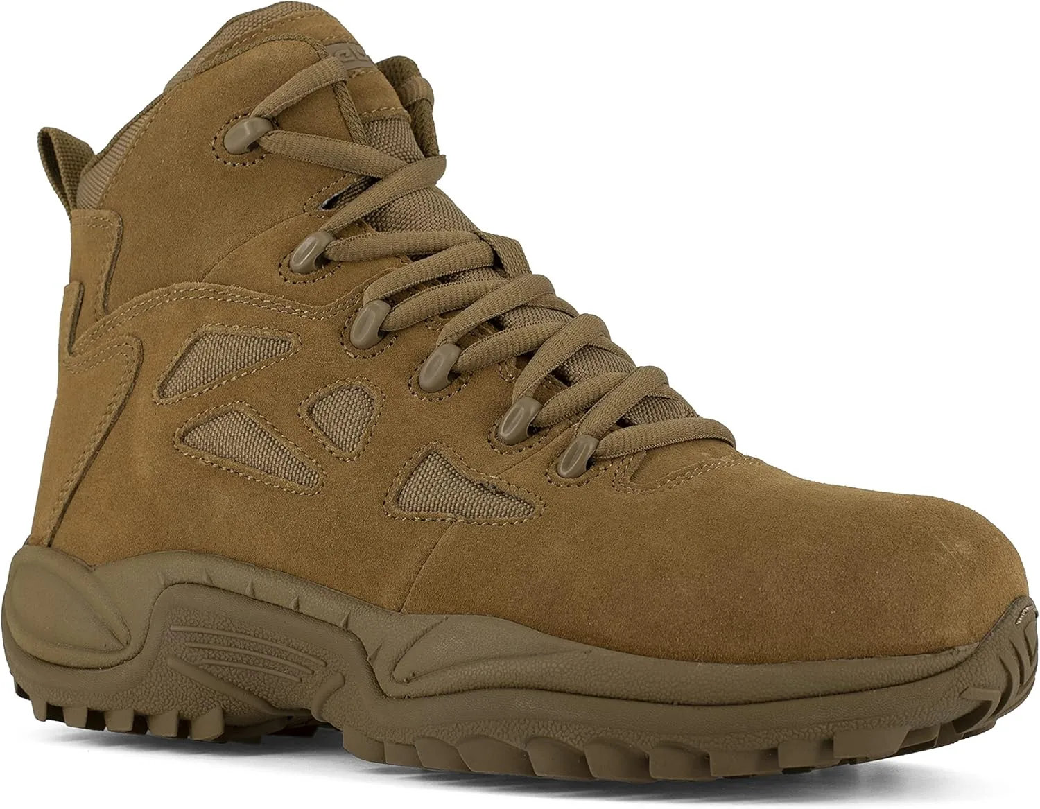 REEBOK Men's Rapid Response RB 6" Composite Toe Tactical Boot with Side Zipper