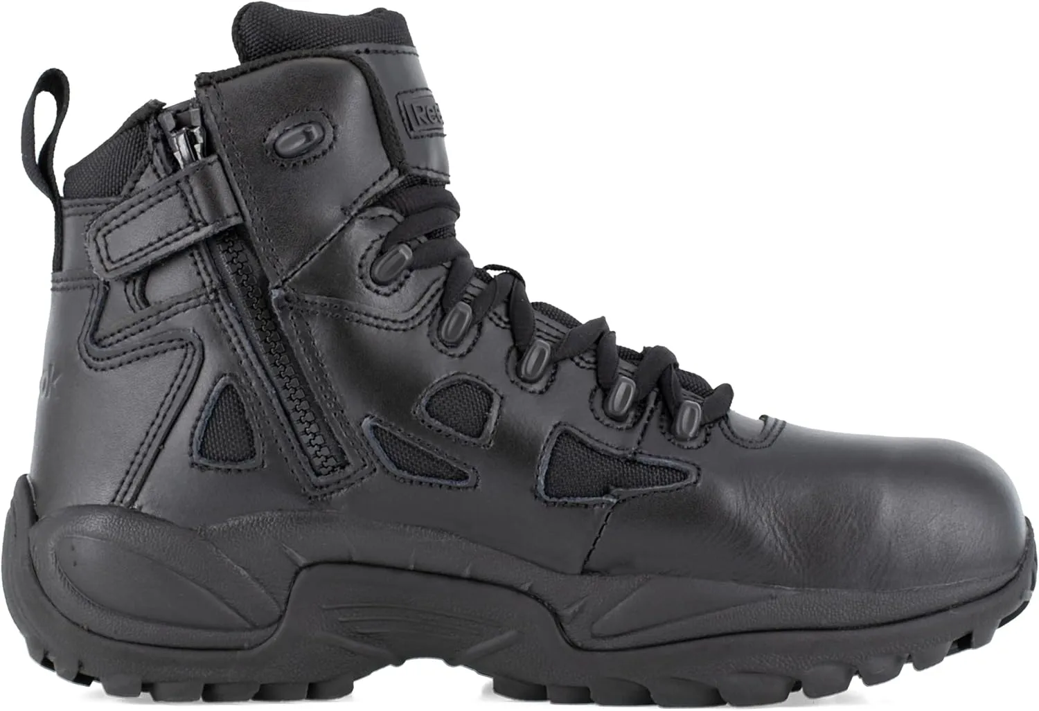 Reebok Men's Rapid Response RB8674 Composite Toe Tactical Boot with Side Zipper