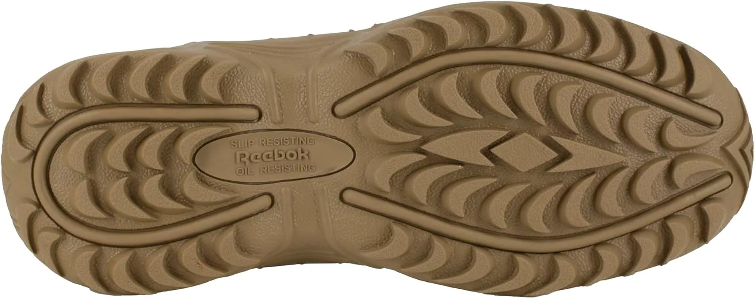 Reebok Men's Rapid Response RB8895 8" Soft Toe Tactical Boot with Side Zipper
