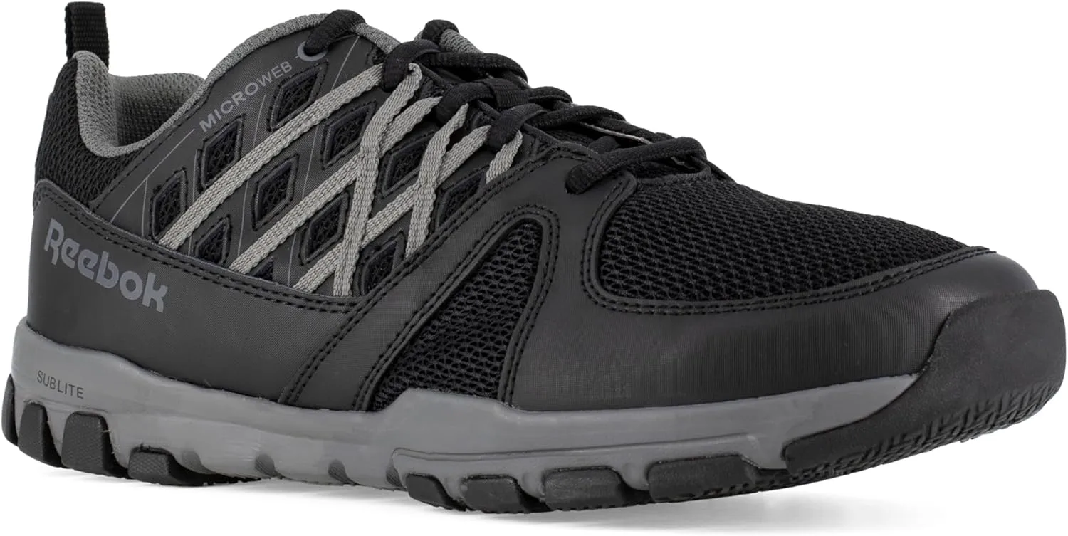 REEBOK Sublite Work Women's Oxford Slip-Resistant Shoe