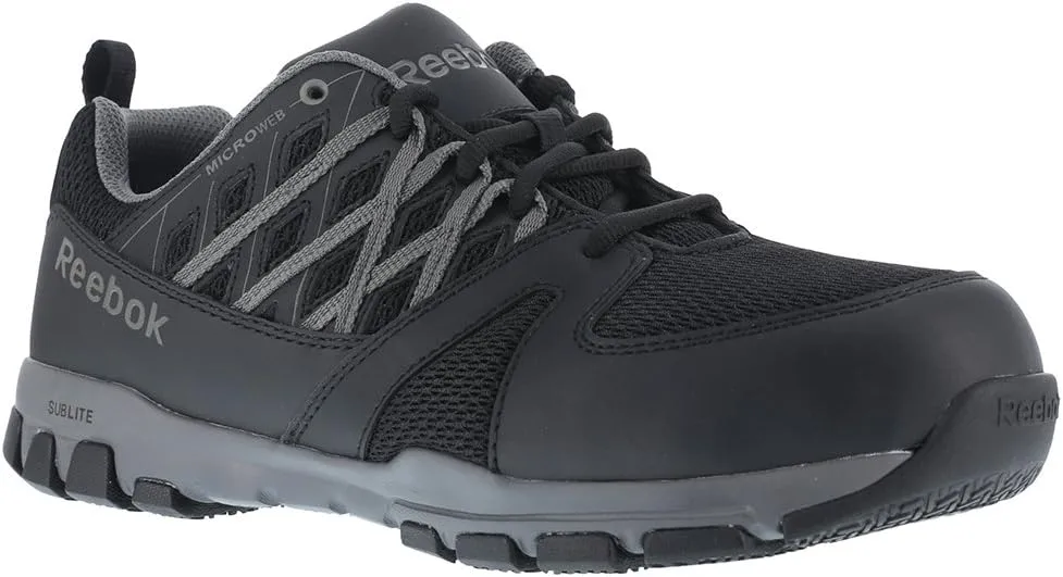 Reebok RB416 Sublite Work Safety Athletic Slip-On Shoe