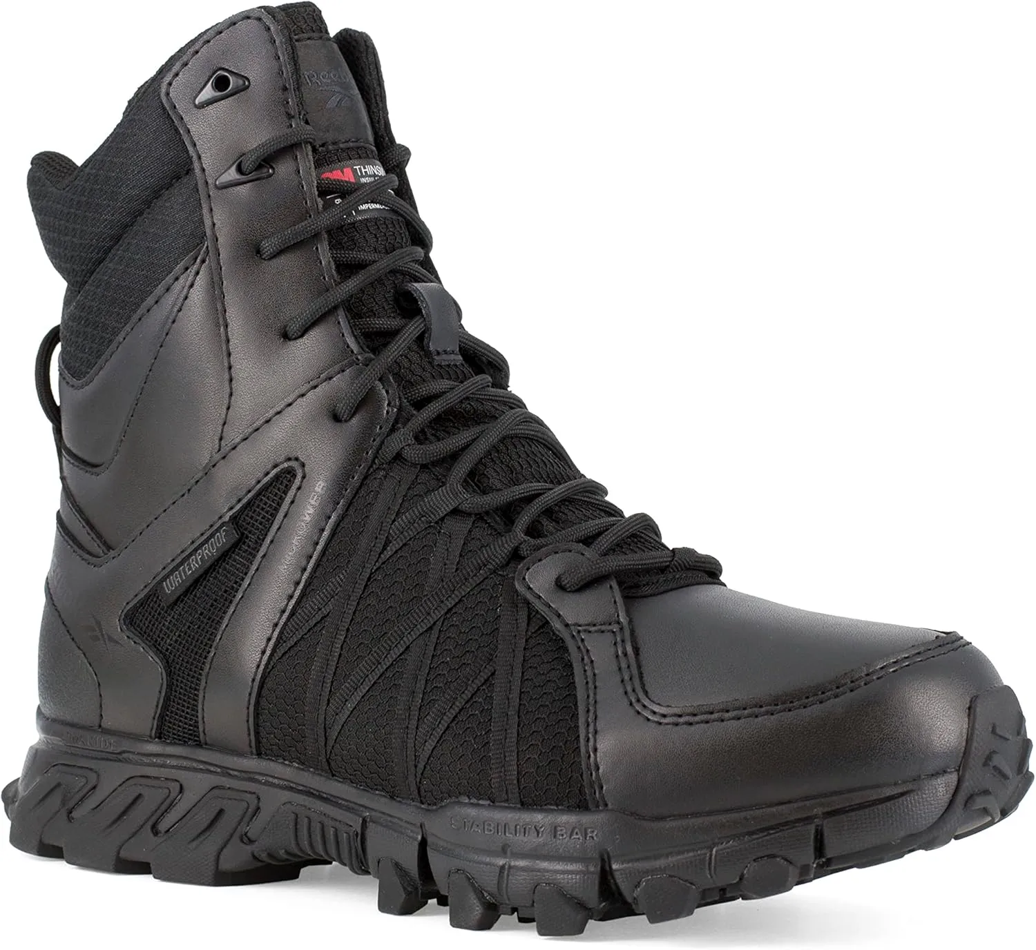 Reebok Trailgrip Tactical 8" WP Side Zip Men's Work Boot
