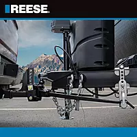 Reese 66092 Weight Distribution with Dual Cam II Active Sway Control, 8,000 lbs. Capacity and Dual Cam II Replacement Brackets and Ball Mount