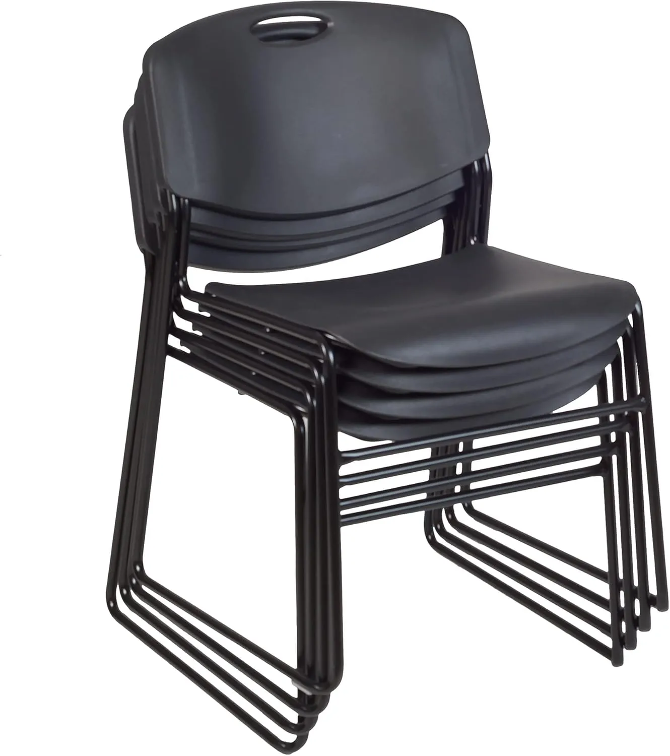 REGENCY Zeng Stackable Armless Chairs, Set of 4