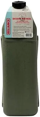 Reliance Products Desert Patrol 6 Gallon Rigid Water Container, Green , 14.8 Inch x 6.3 Inch x 19.0 Inch
