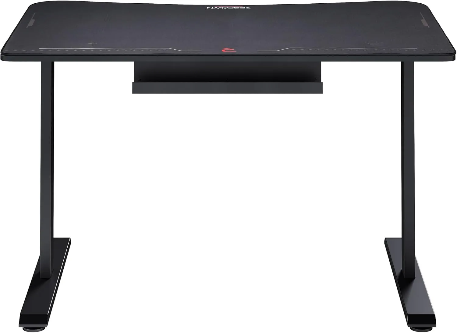 RESPAWN 1048 Gaming Desk - 48in Computer Desk With Mouse Pad, PC Workstation With Cable Management
