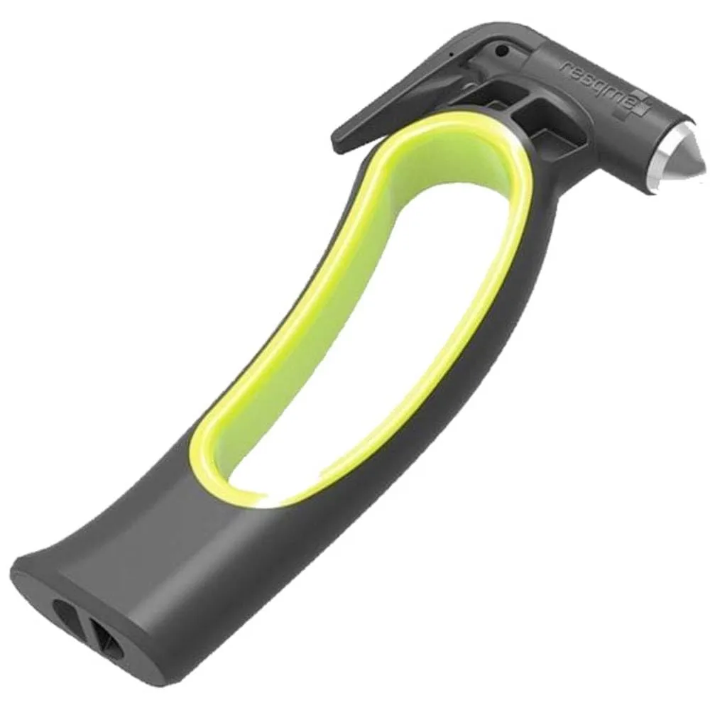 Resqhammer, Ultimate Safety Hammer, Seat Belt Cutter and Window Breaker, Emergency Family Car Escape Tool