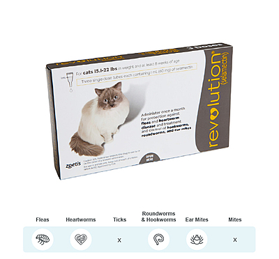 Revolution® (selamectin) Topical Solution for Cats