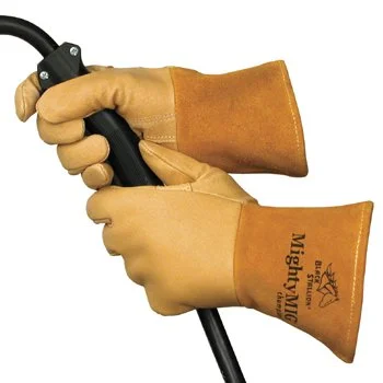 Revco 39CHMP-M Black Stallion Mighty Mig Welder Glove, Premium Grain, Medium