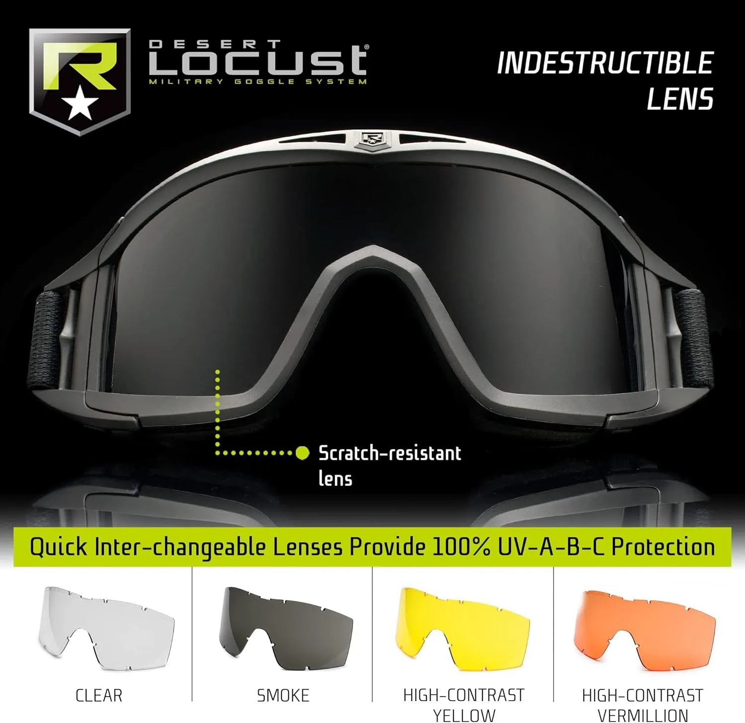 REVISION MILITARY Desert Locust Ballistic Goggle Basic