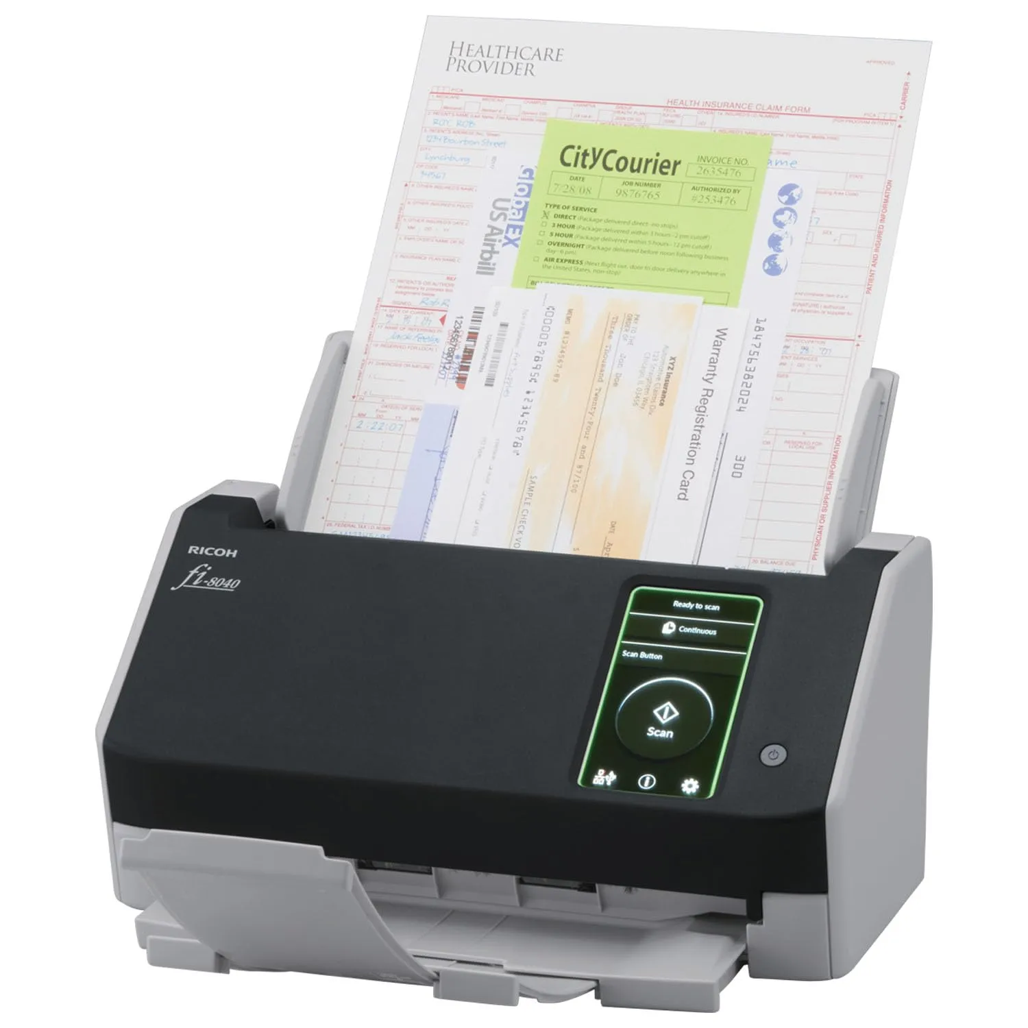 RICOH fi-8040 Document, Receipt & ID Card Scanner