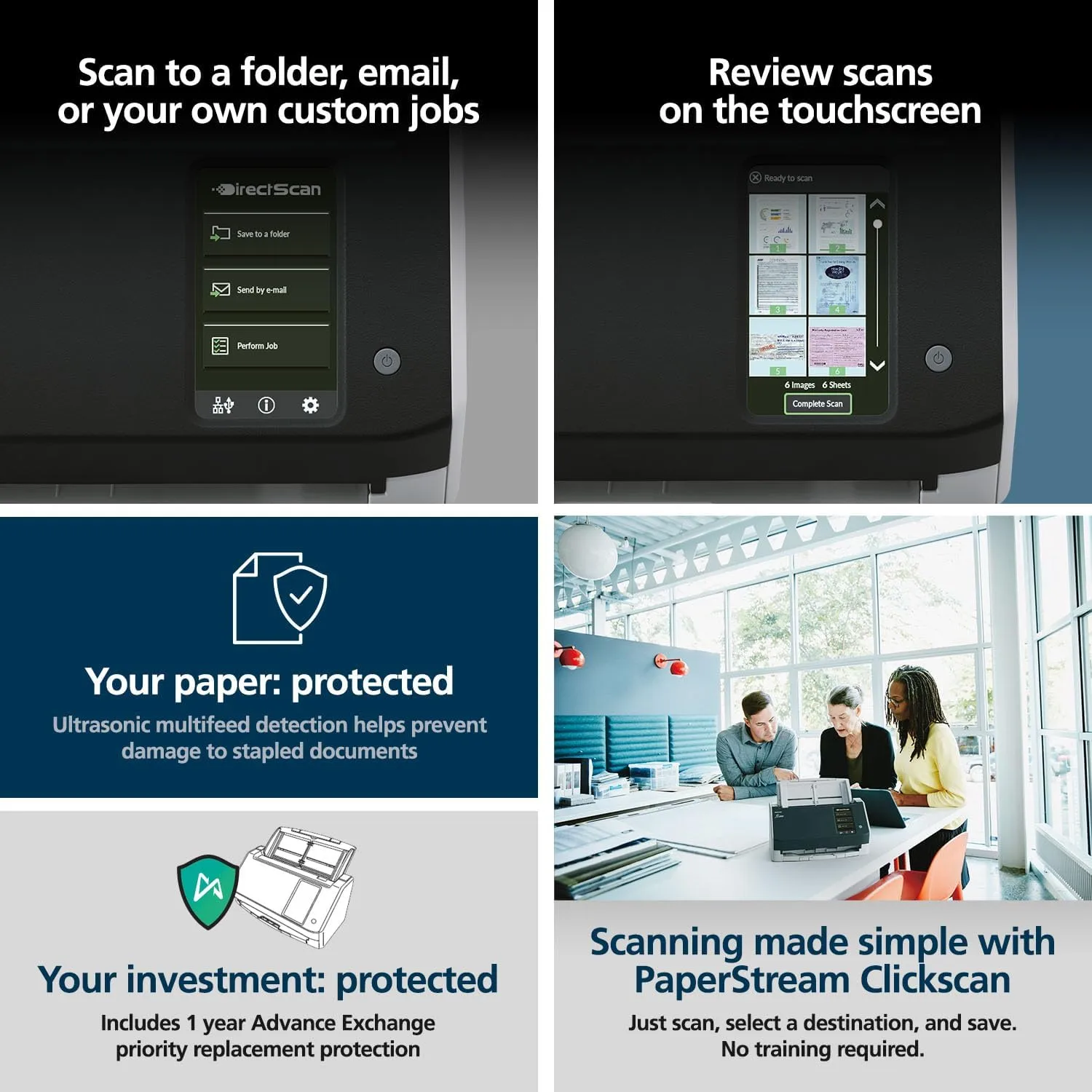RICOH fi-8040 Document, Receipt & ID Card Scanner