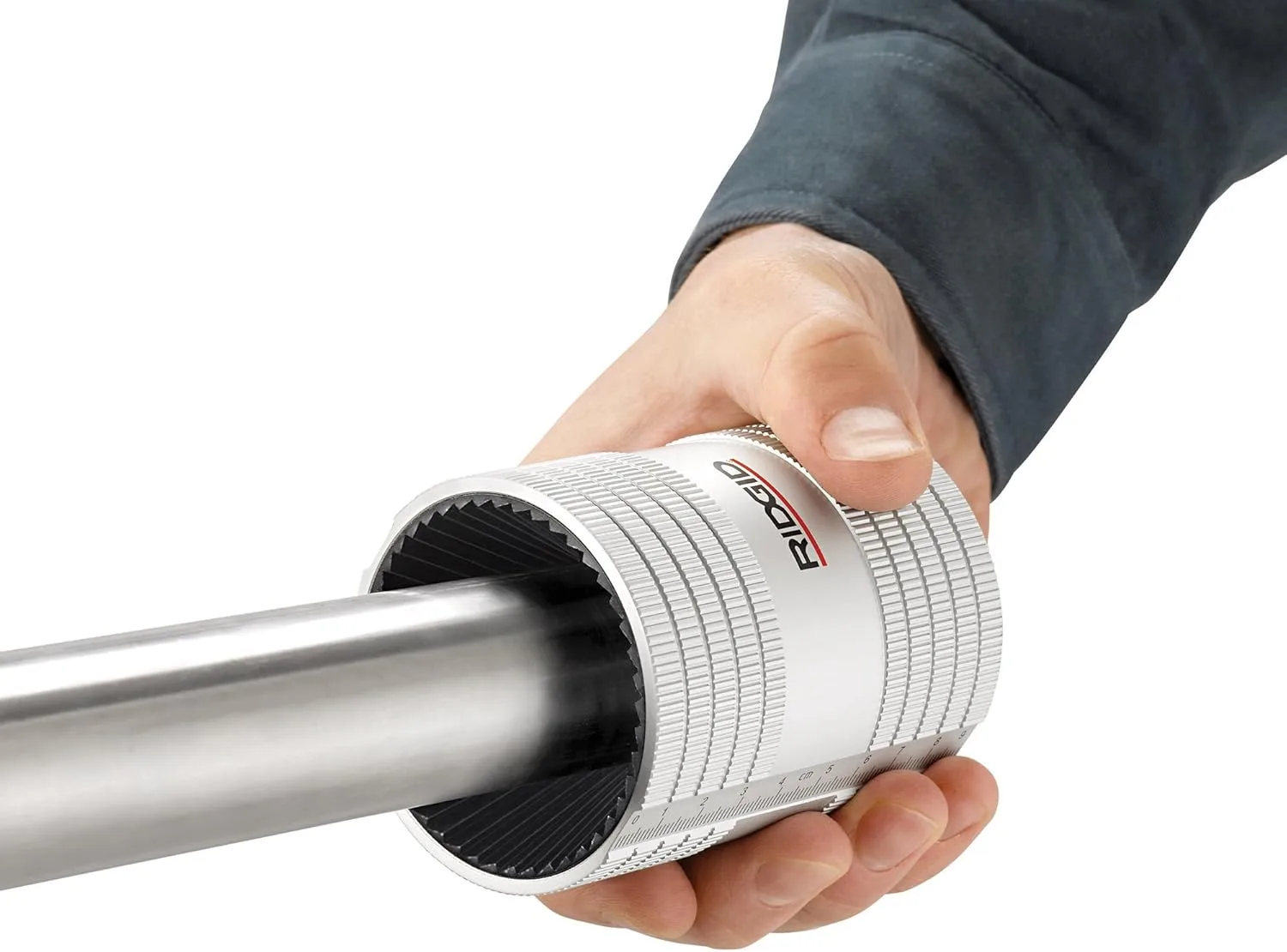 Ridgid 29993 227S Stainless Steel Pipe Reamer Tool, 1/2-inch to 2-inch Inner/Outer Reamer, Chrome, Small Small Reamer Tool