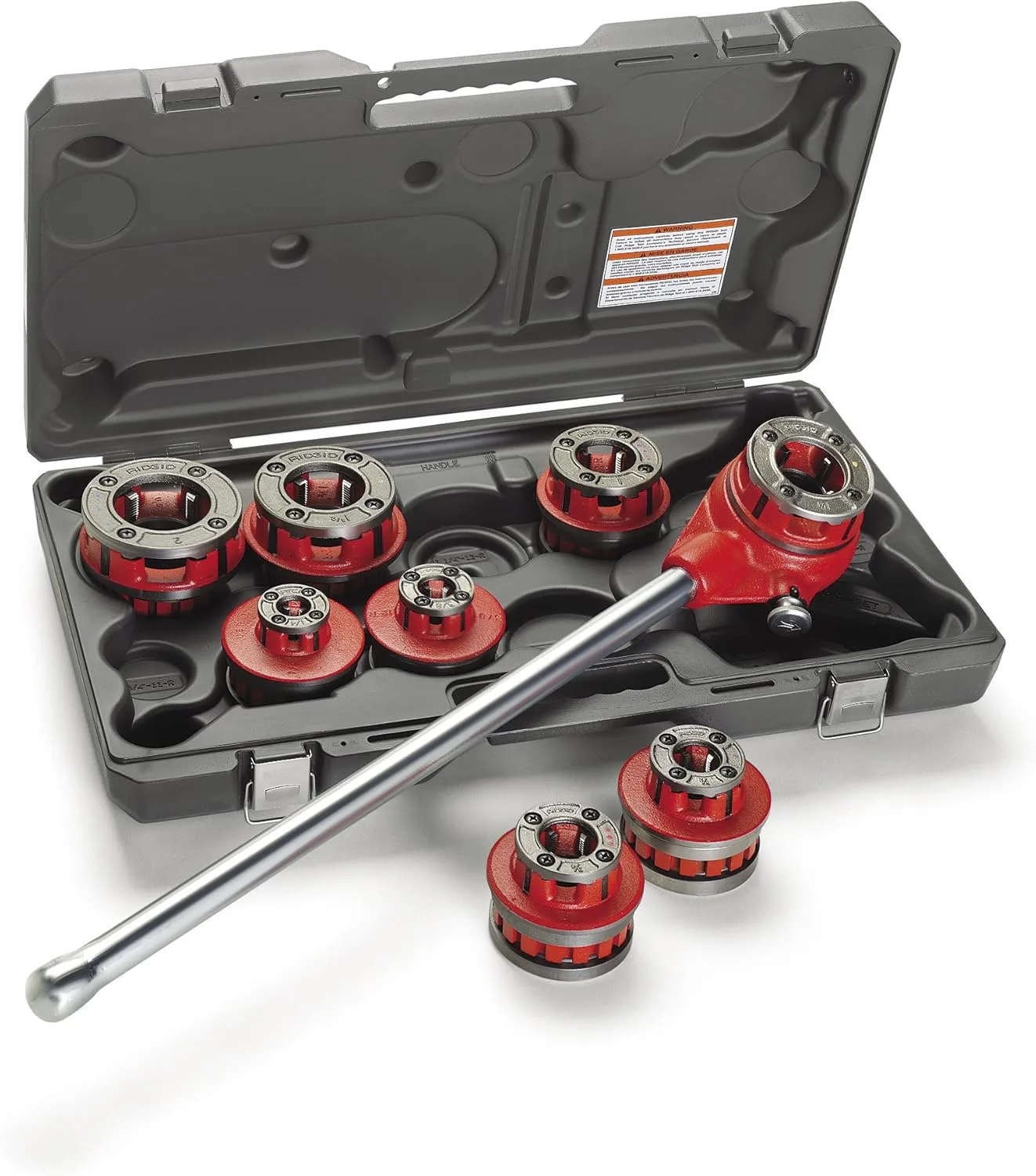 RIDGID 30118 Manual Pipe Threader for Model 12-R, Manual Ratcheting Tap Handle for Threading Dies (Ratchet and Handle Only)